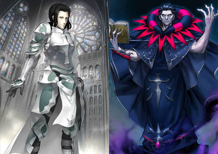 吉尔·德·雷在《fate/zero》中首次作为caster出场,一出场就伴随着一