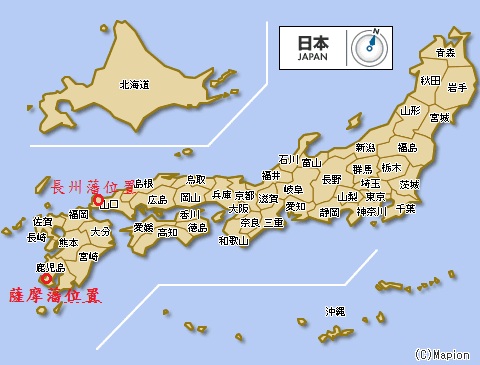 日本萨摩藩地图图片